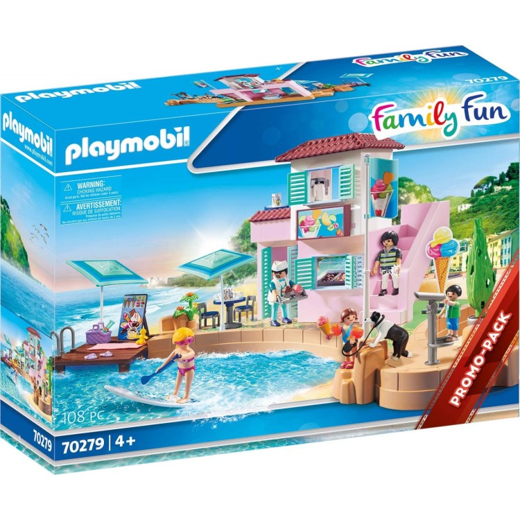 Playmobil Waterfront Ice Cream Shop - 70279