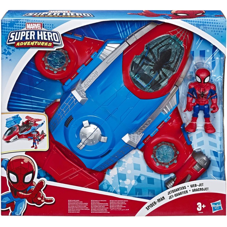 Playskool Heroes Marvel Super Hero Adventures - Spider-Man Jetquarters