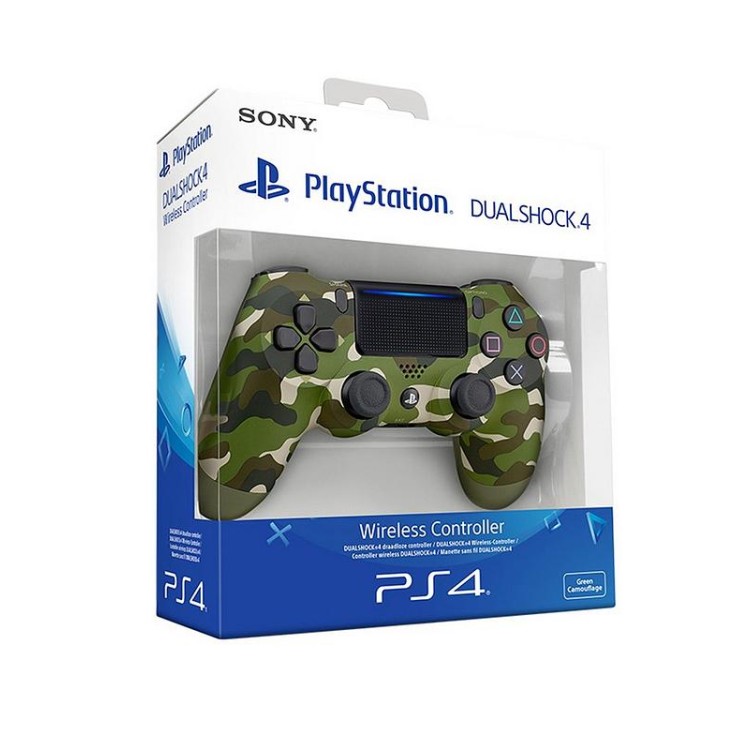 PlayStation 4 DualShock 4 V2 Controller Green Camo