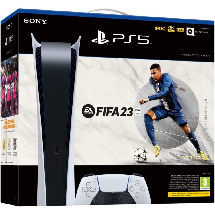 Console Sony Playstation 5 + Fifa 23 - Cfi-1214a01x - Kadri