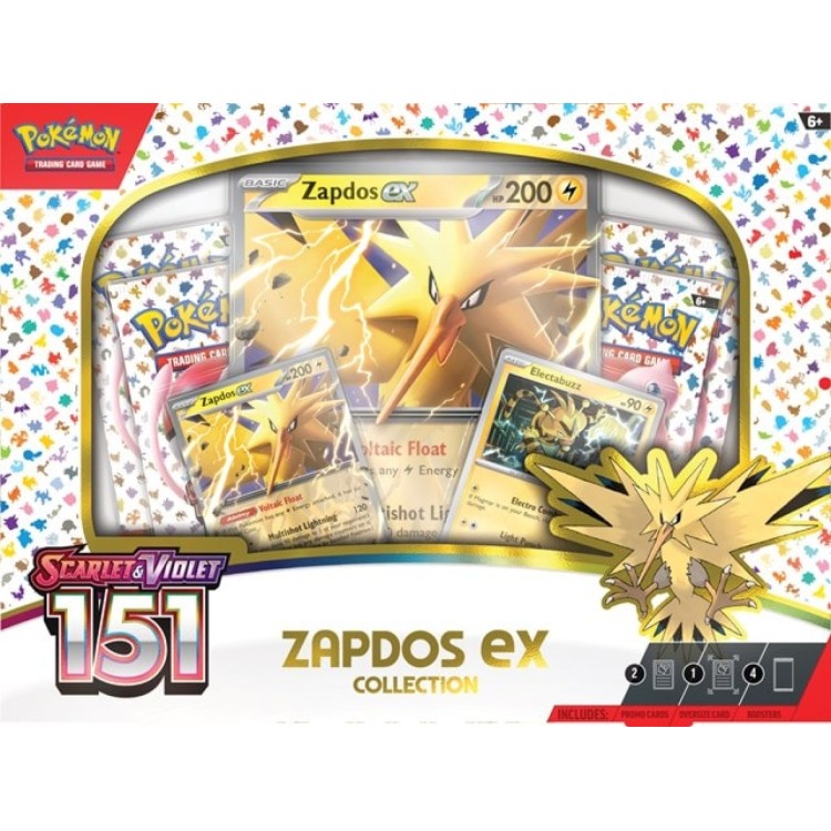Pokemon 151 Zapdos ex Collection
