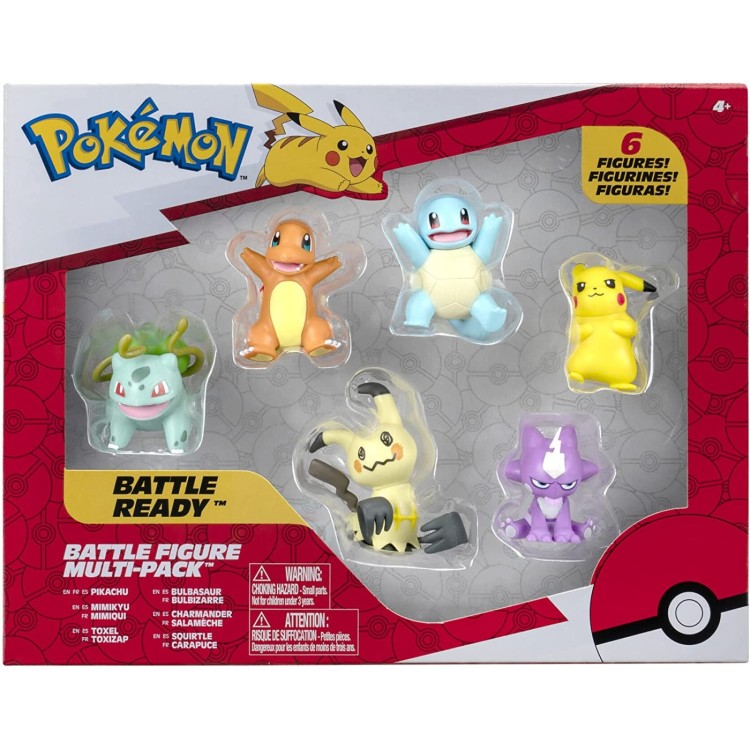 Pokemon Battle Figure - Multi-Pack (6 Figures)