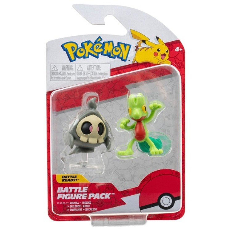 Pokemon Battle Figure Pack - Duskull & Treecko