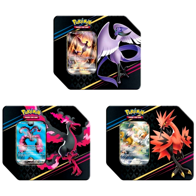 Pokemon Crown Zenith - Special Art Tin (Moltres/Articuno/Zapdos)