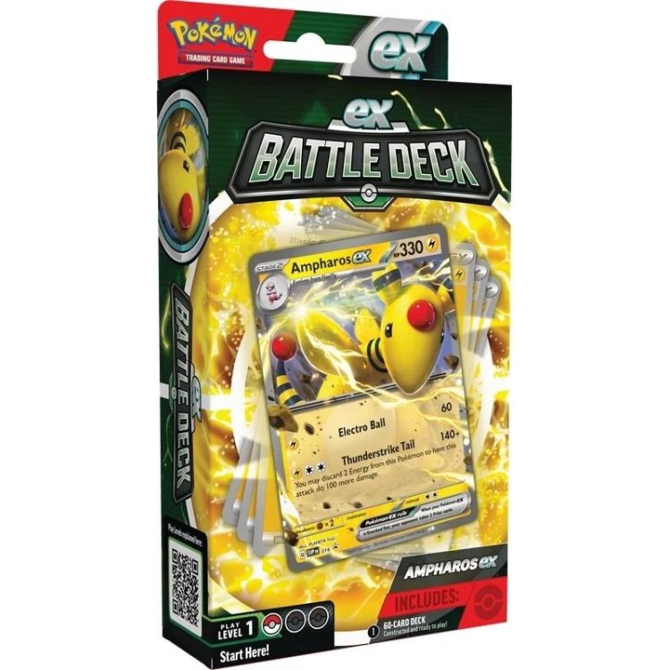 Pokemon Lucario or Ampharos Ex Battle Deck