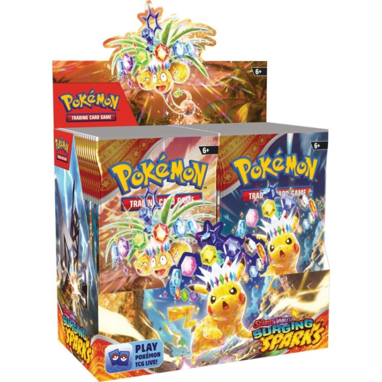 Pokemon Scarlet & Violet 8 Surging Sparks Sealed Booster Box (36 Packs)