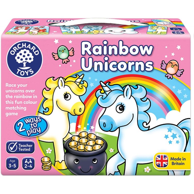 Rainbow Unicorns Colour Matching Game