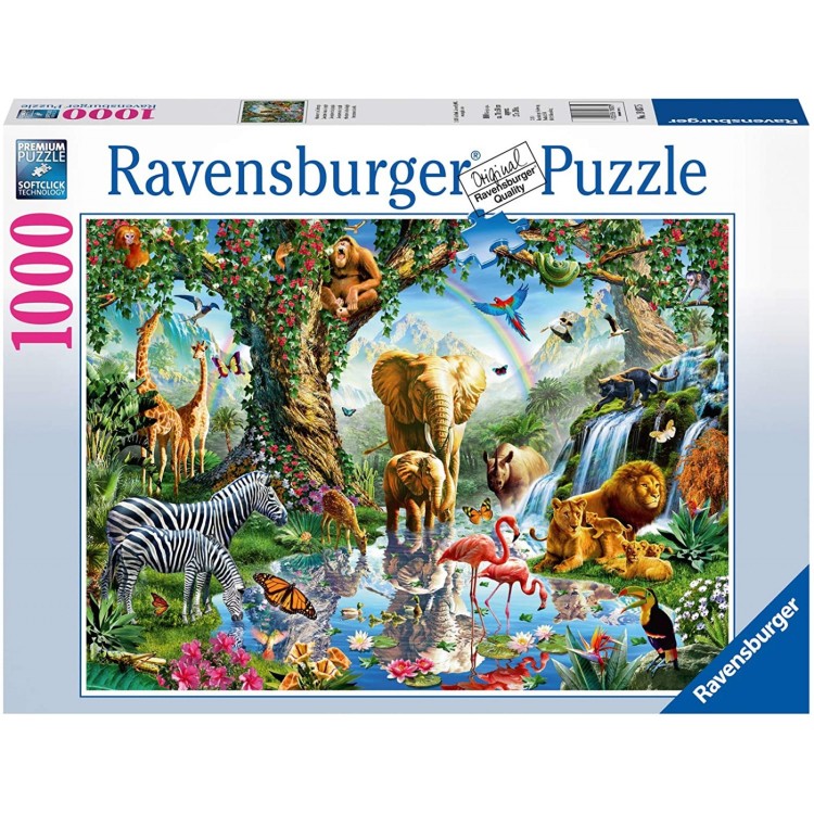 Ravensburger Adventures in the Jungle 1000 Piece Jigsaw Puzzle