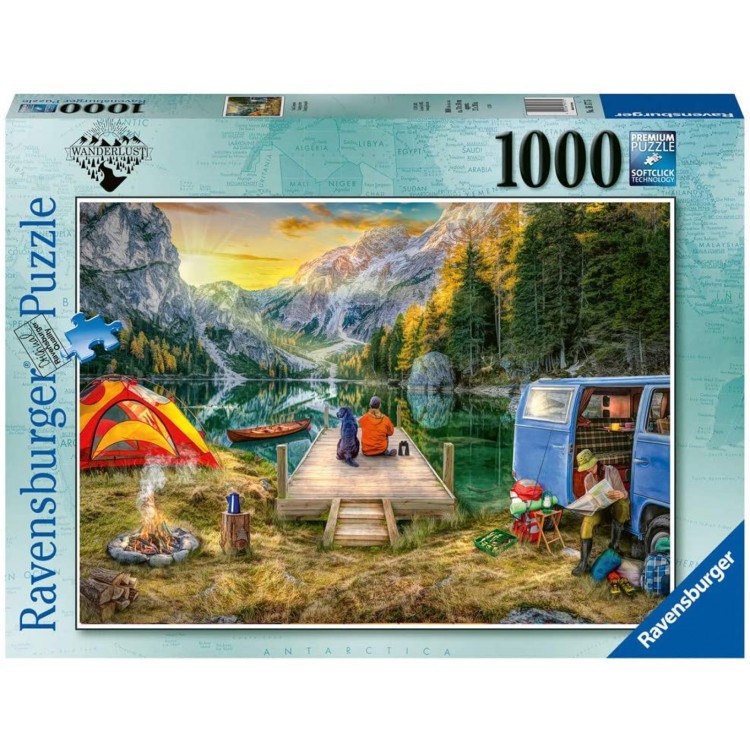 Ravensburger Calm Campsite 1000 Piece Jigsaw Puzzle