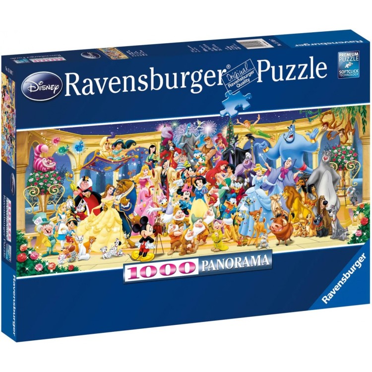 Ravensburger Disney Group Photo 1000 Piece Panorama Jigsaw Puzzle