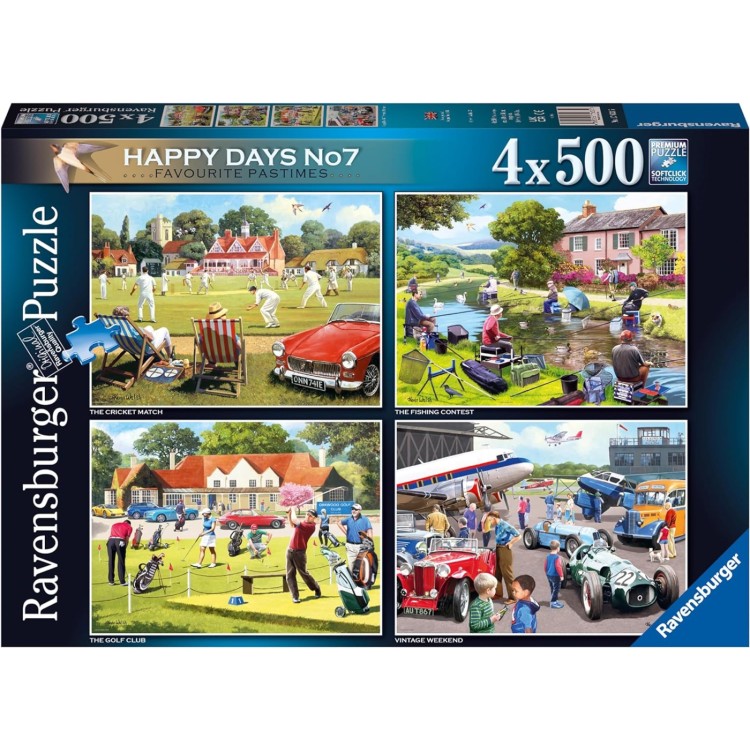Ravensburger Happy Days No.7 4x500 Piece Jigsaw Puzzles
