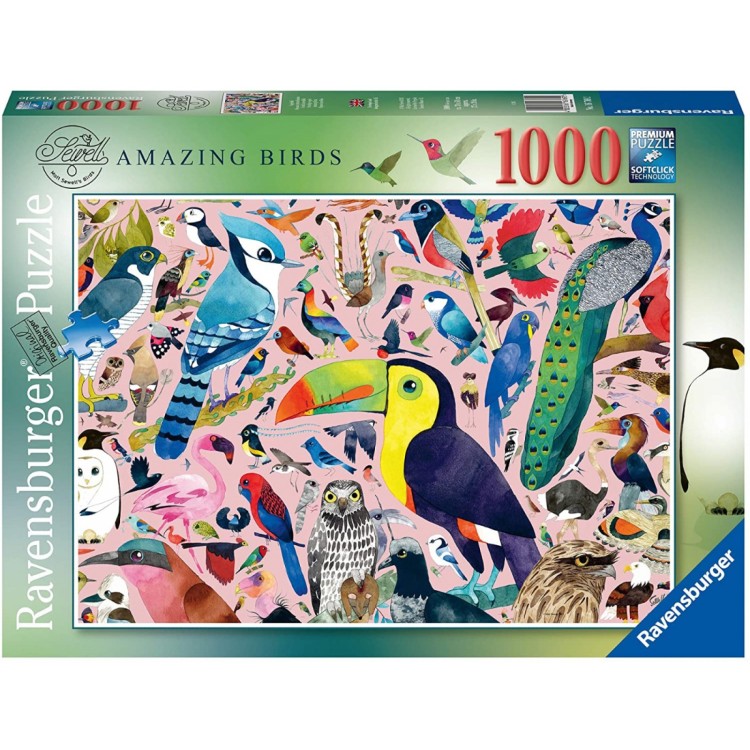 Ravensburger Matt Sewell's Amazing Birds 1000 Piece Jigsaw Puzzle