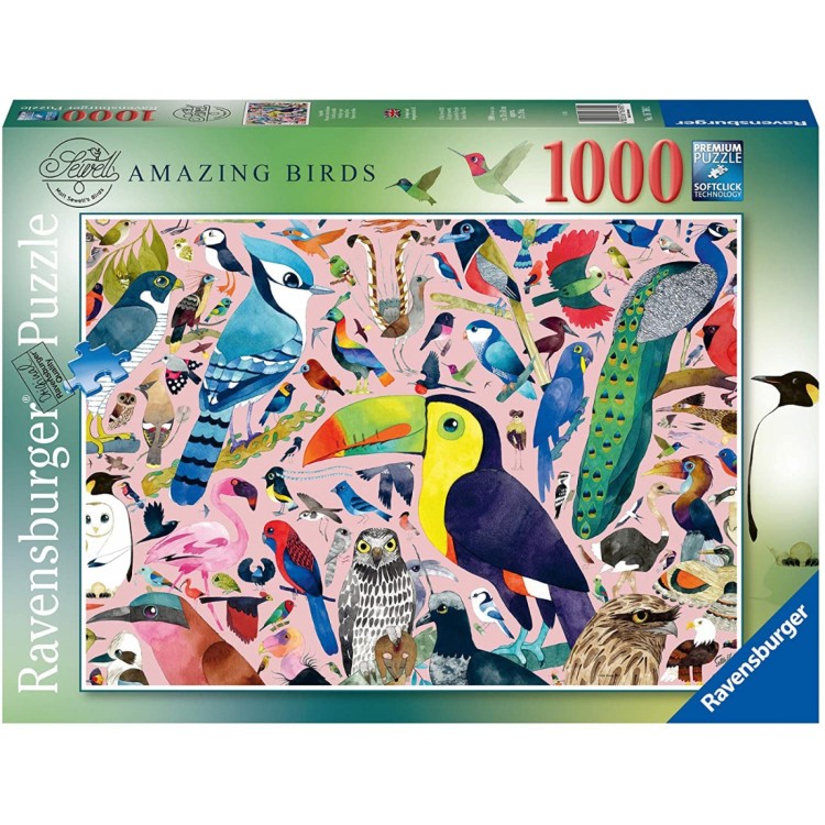 Ravensburger Matt Sewell's Amazing Birds 1000 Piece Jigsaw Puzzle