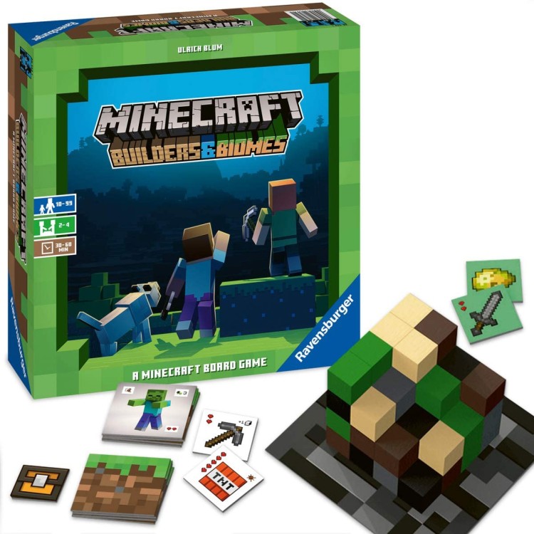 Ravensburger Minecraft Builders & Biomes Board Game