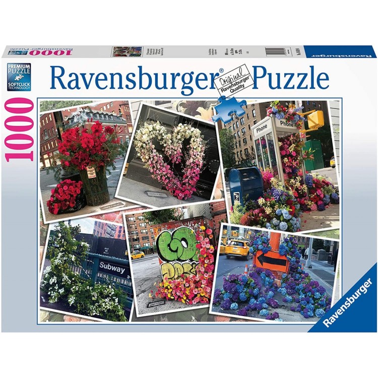 Ravensburger NYC Flower Flash 1000 Piece Jigsaw Puzzle