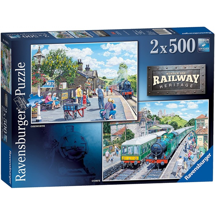 Ravensburger Railway Heritage No.1 2x500 Piece Jigsaw Puzzle