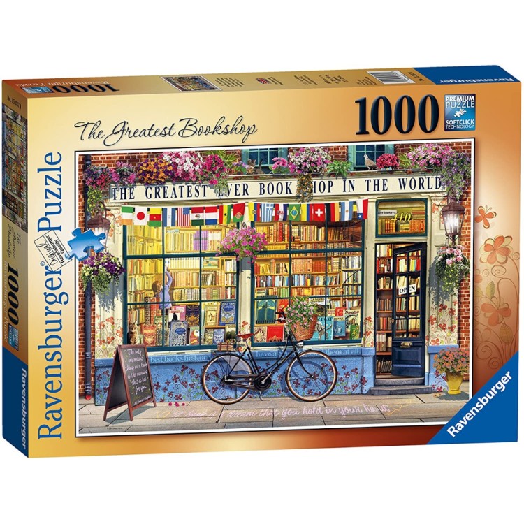Ravensburger The Greatest Bookshop 1000 Piece Jigsaw Puzzle