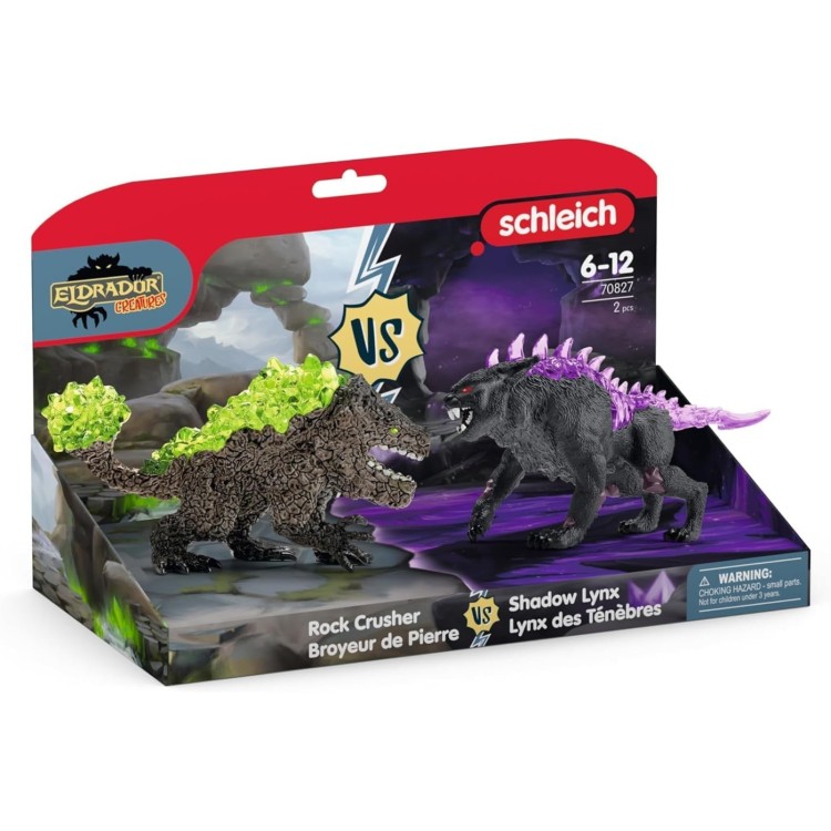Schleich Eldrador - Rock Crusher Vs Shadow Lynx 70827