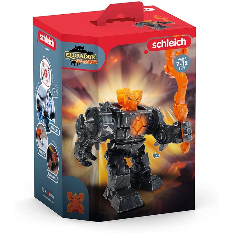 Schleich Eldrador Mini Creatures - Shadow Lava Robot 42597