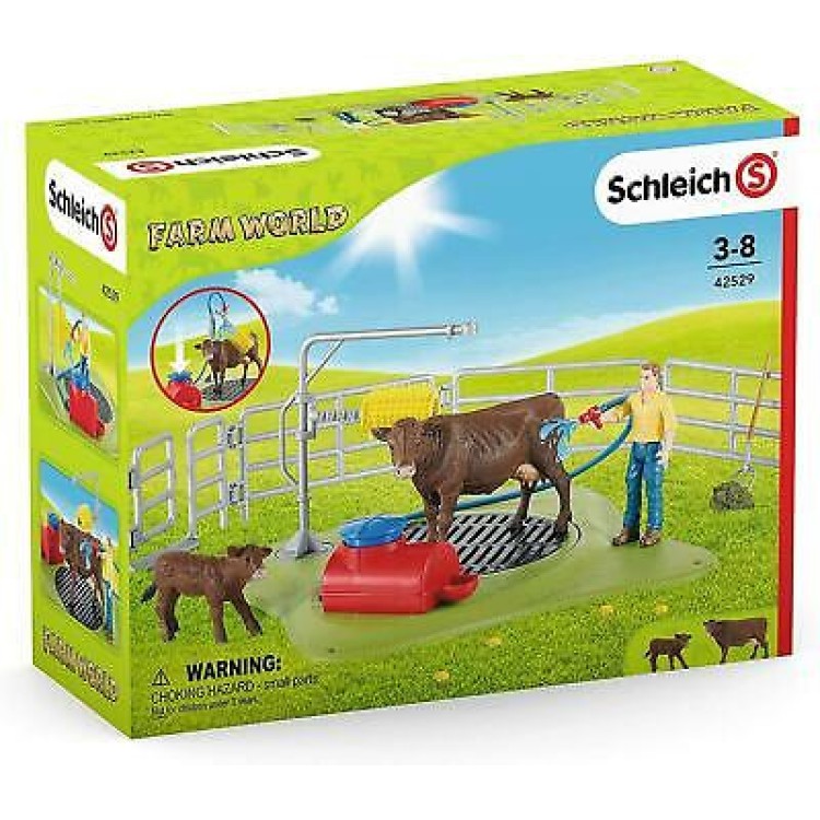 Schleich Farm World - Happy Cow Wash 42529