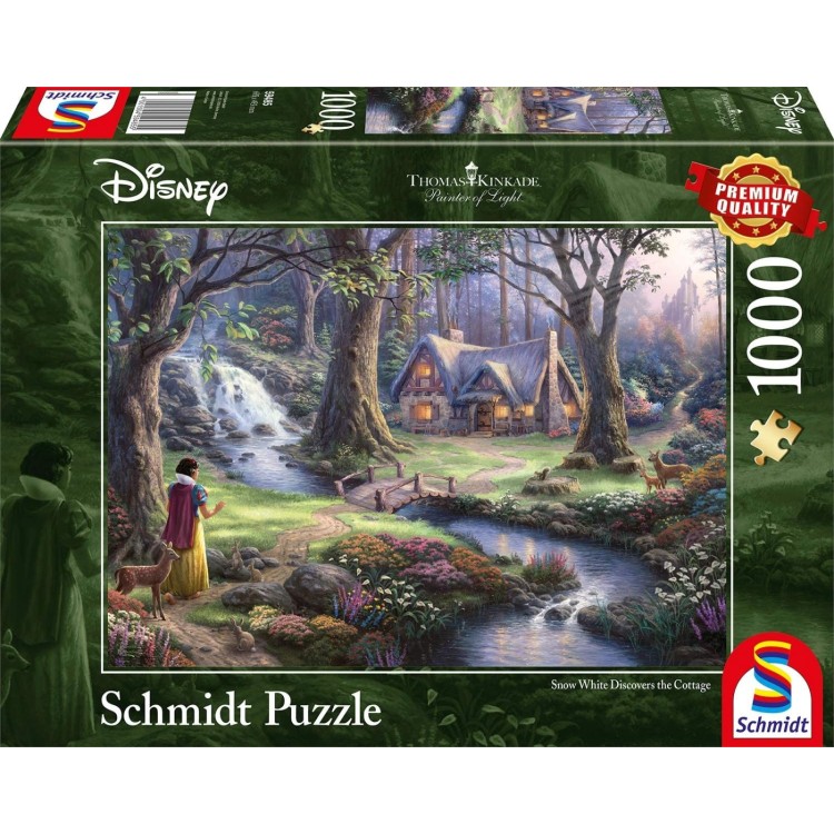 Schmidt Disney Snow White Cottage 1000 Piece Jigsaw 59485