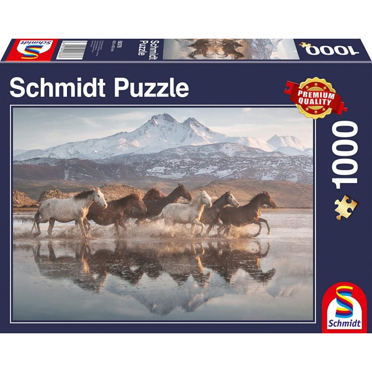 Schmidt Horses in Cappadocia 1000 Piece Jigsaw Puzzle 58376