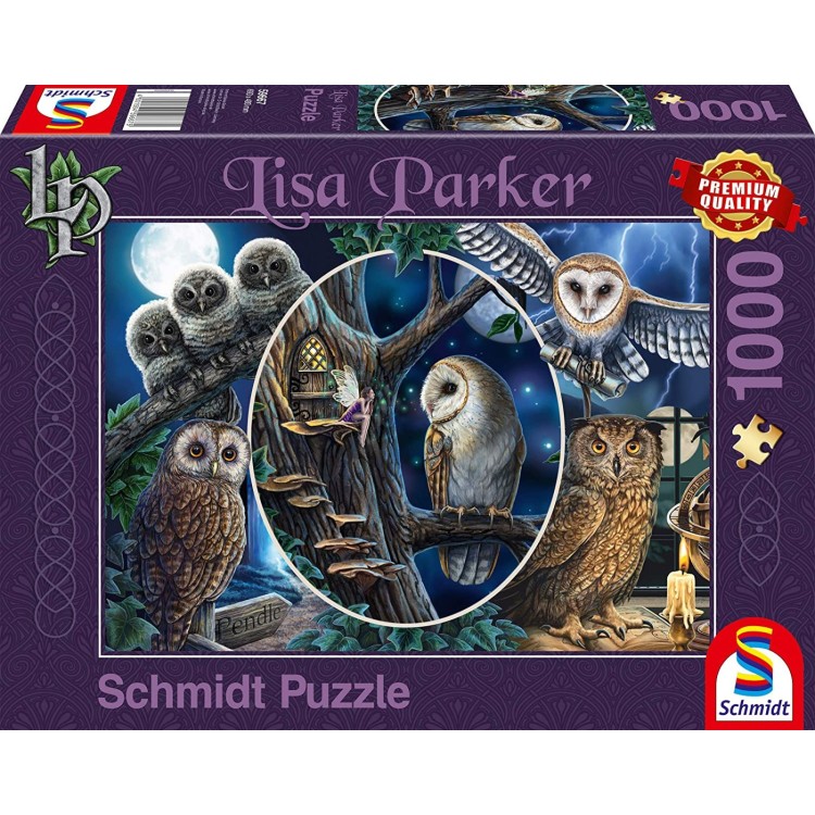 Schmidt Lisa Parker: Mysterious Owls 1000 Piece Jigsaw 59667