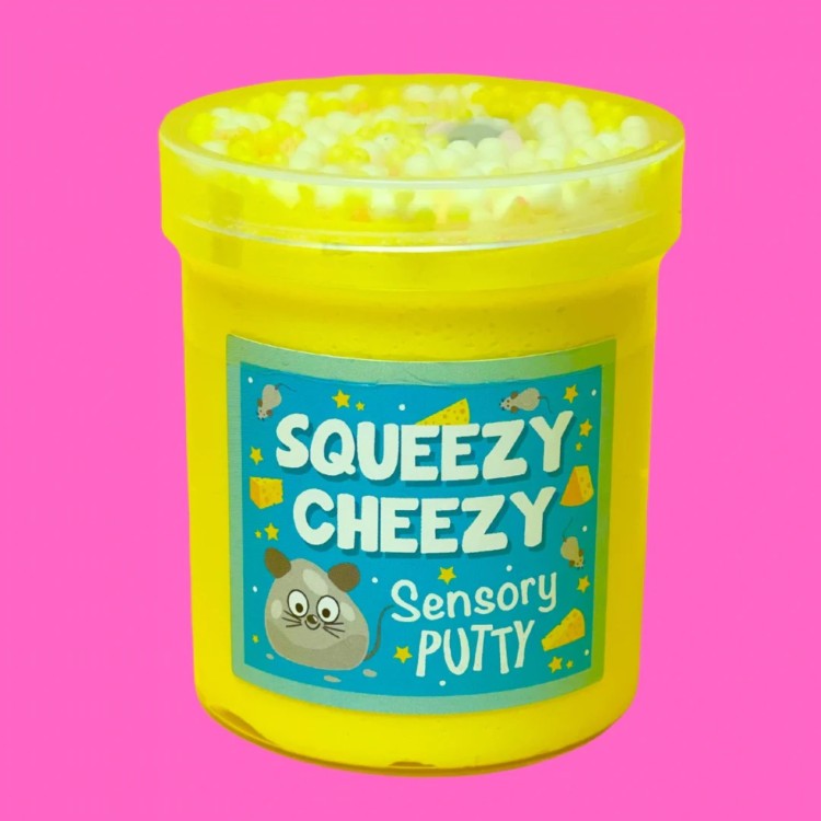 Slime Partys Sensory Putty - Squeezy Cheezy