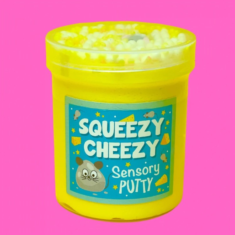Slime Partys Sensory Putty - Squeezy Cheezy