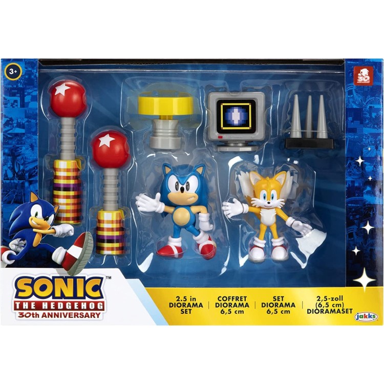 Sonic The Hedgehog 2.5 Inch Action Figure - Diorama Set