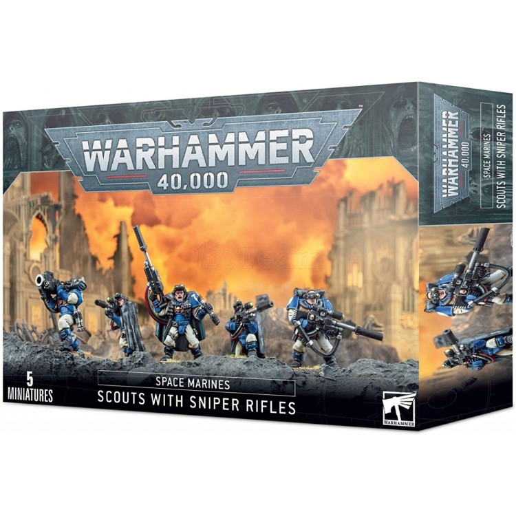 Space Marine Scouts With Sniper Rifles (Box)