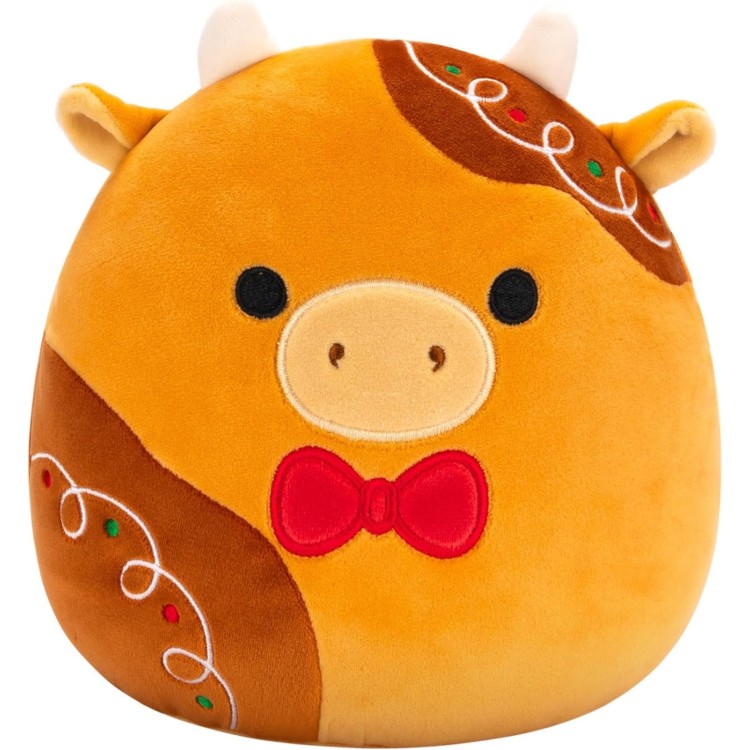 Squishmallows - 18cm Jericho the Gingerbread Cow 7.5