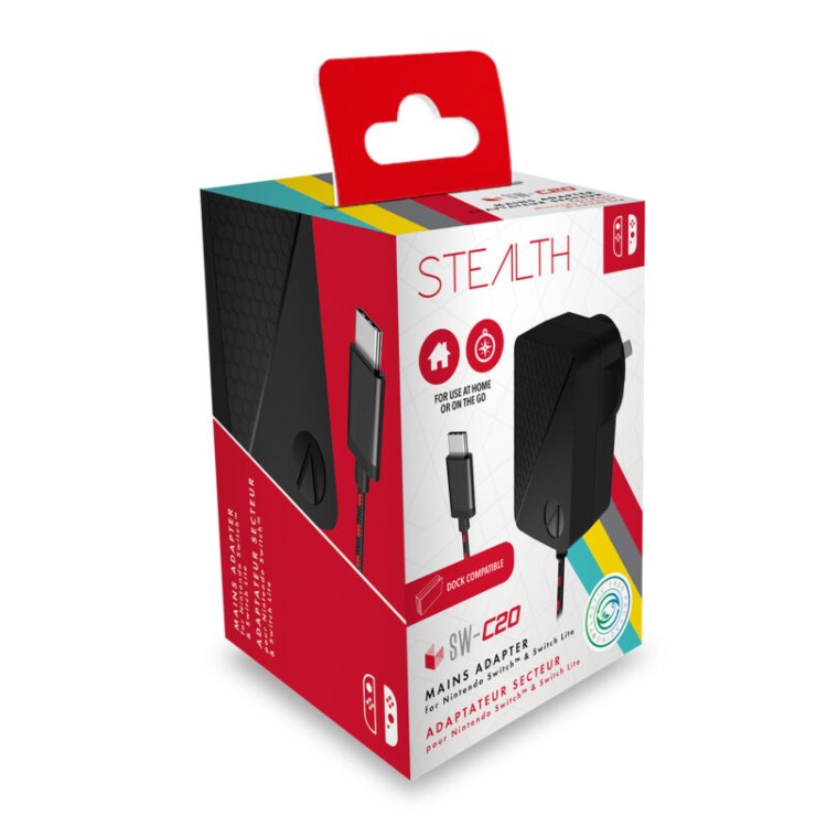 Stealth SW-C20 Mains Adapter for Nintendo Switch/Lite