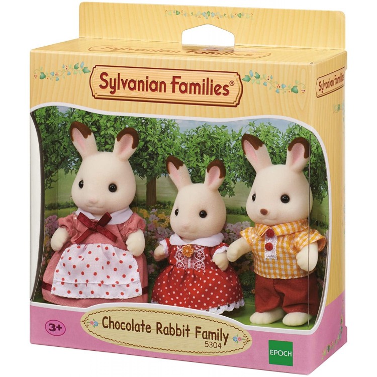 Sylvanian Families Chocolate Rabbit Family 5304