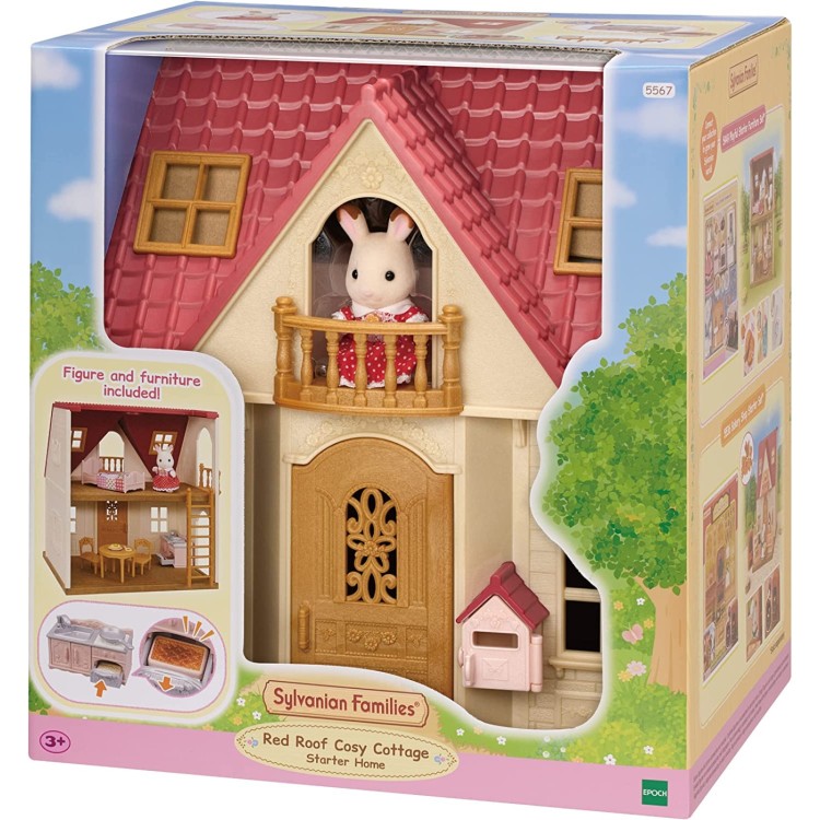 Sylvanian Families Red Roof Cosy Cottage Starter Home - 5567