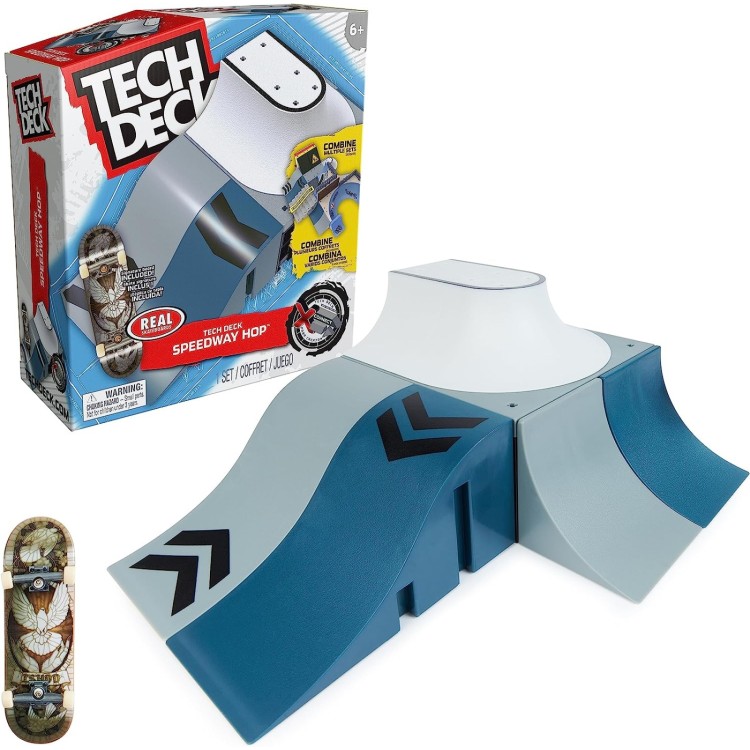 TECH DECK, Flip N' Grind X-Connect Park Creator, Customizable and Buildable  Ramp Set with Exclusive Fingerboard, Kids Toy for Boys and Girls Ages 6