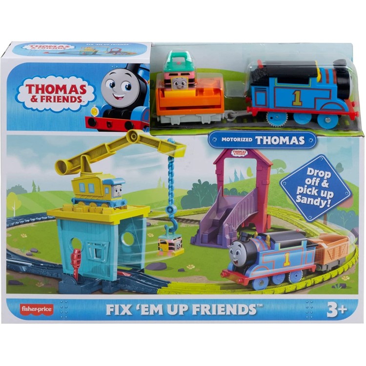 Thomas & Friends Motorized Carly & Sandy Fix 'em Up Friends HDY58