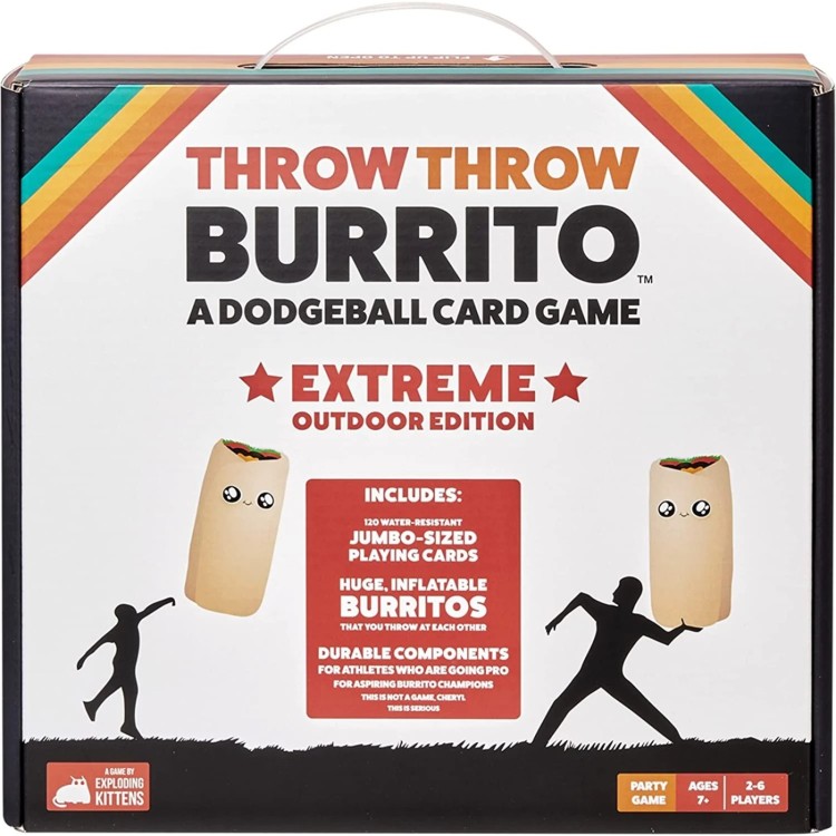 Throw Throw Burrito Card Game Extreme Outdoor Edition