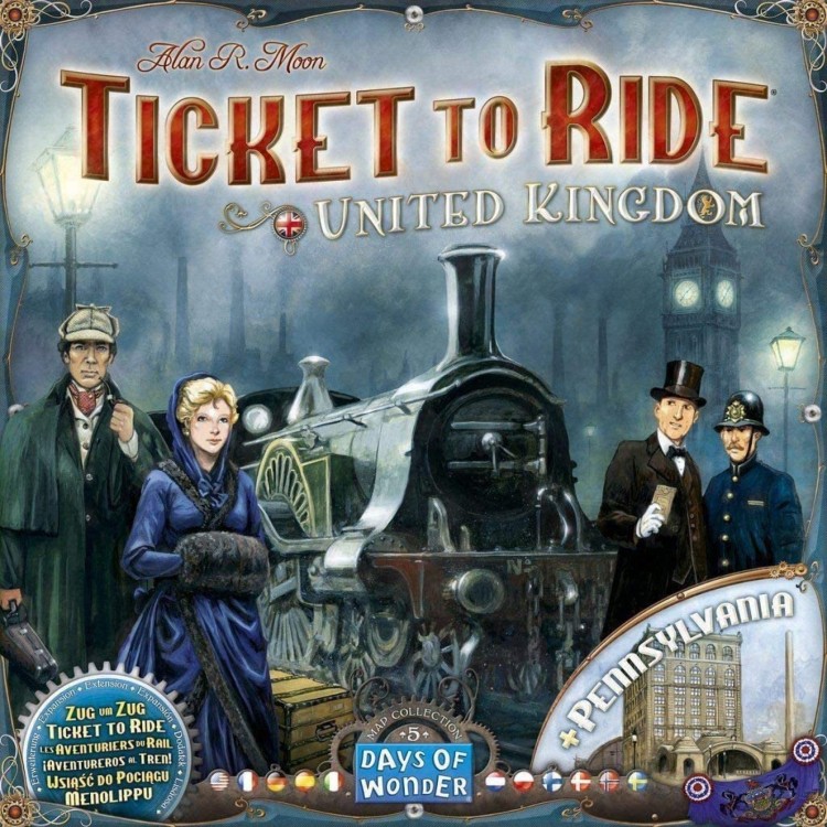 Ticket To Ride Board Game United Kingdom Expansion