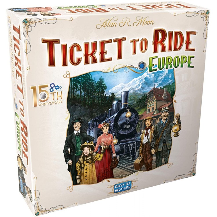 Ticket To Ride Europe 15th Anniversary Board Game