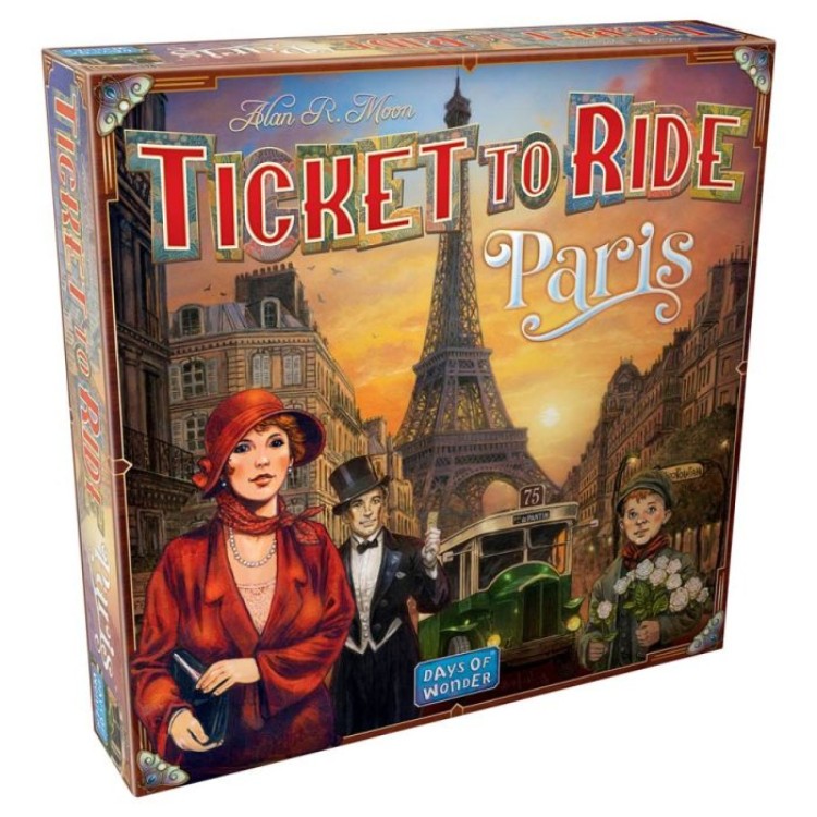 Ticket To Ride Paris Board Game