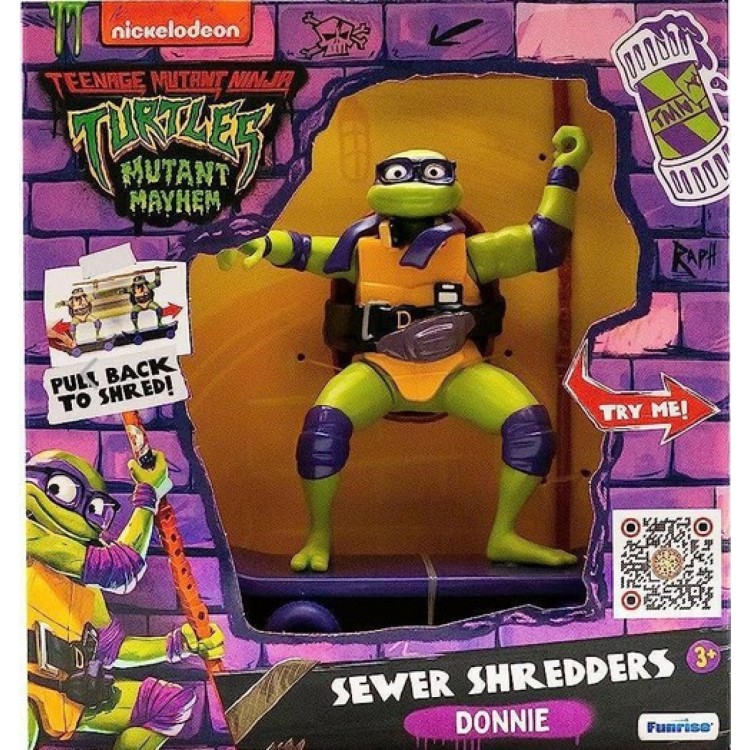 TMNT Mutant Mayhem Sewer Shredders - Donatello