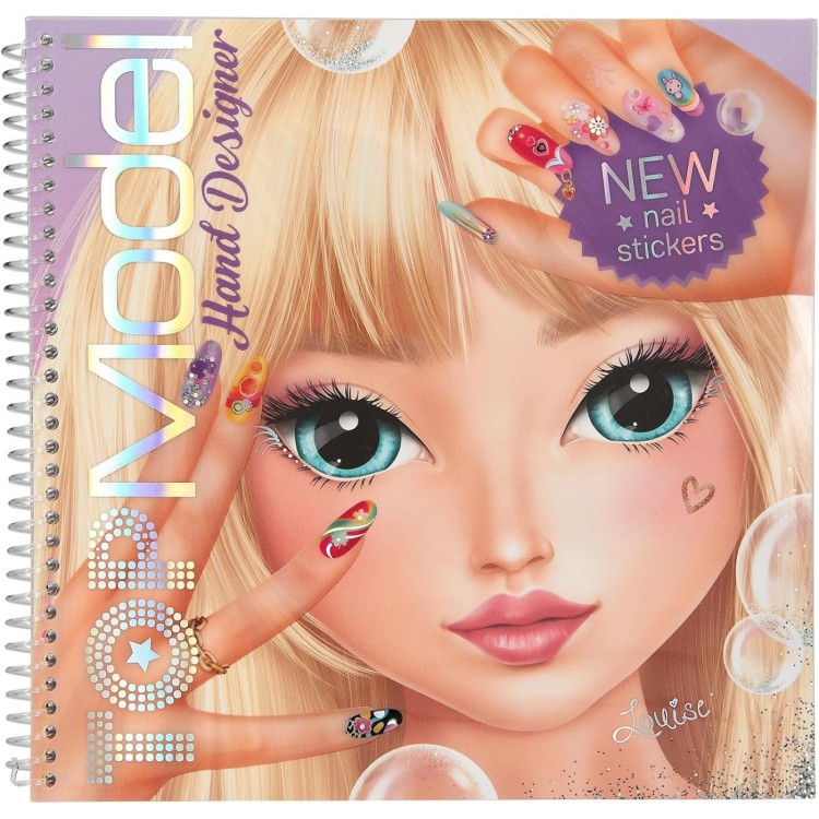 TOPModel Create Your Hand Design Colour & Sticker Book