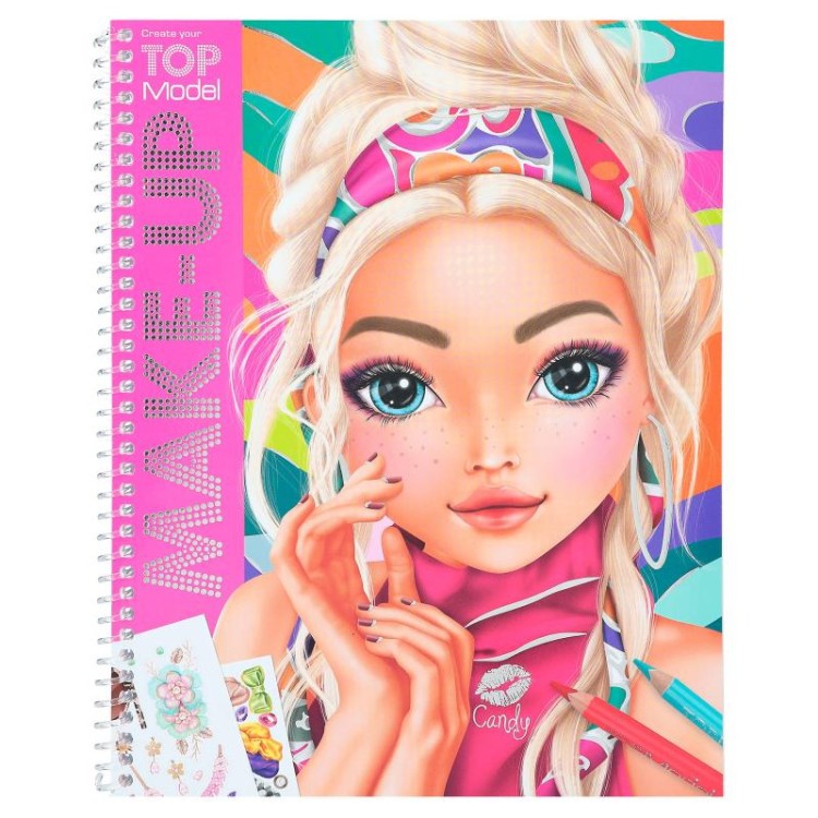 TOPModel Make-Up Colouring Book 2023