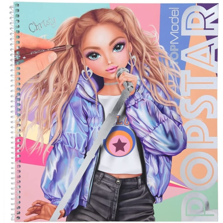 TOPModel Popstar Colouring Book