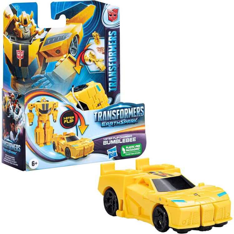 Transformers Earthspark 1 Step Flip Changer - Bumblebee