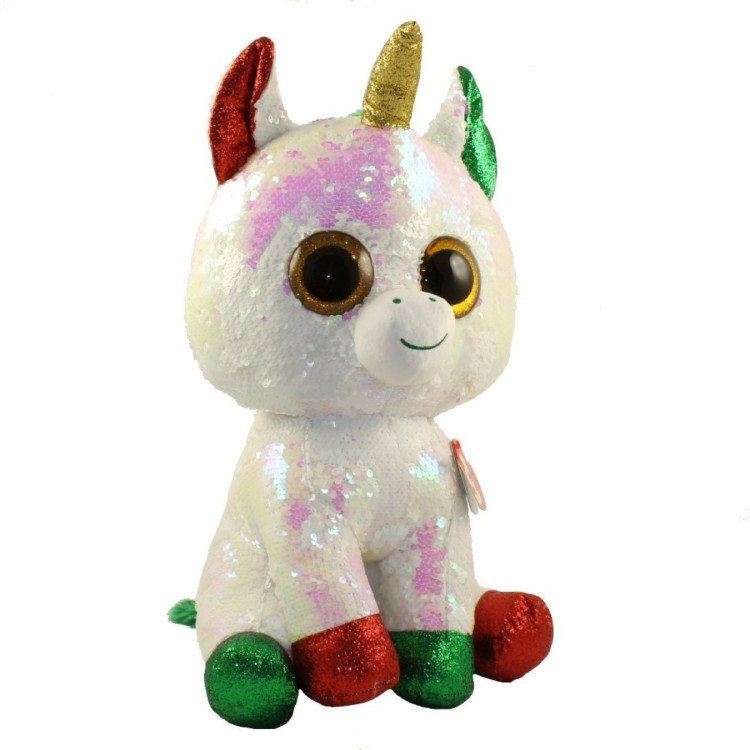 Ty Flippable Sequin Soft Toy Large Stardust Unicorn (16