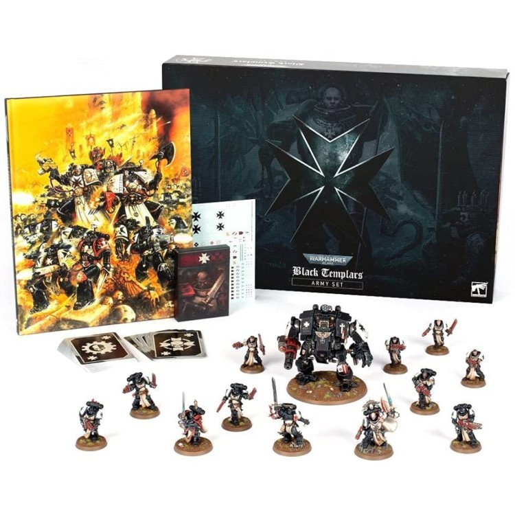 Warhammer 40,000 Space Marine Black Templars Army Set