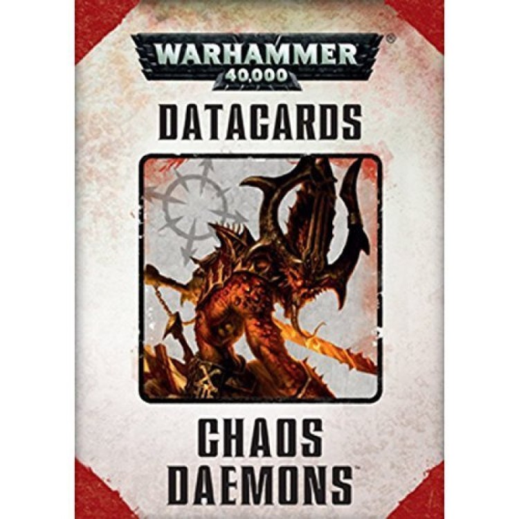 Warhammer 40K Datacards Chaos Daemons 7th Edition
