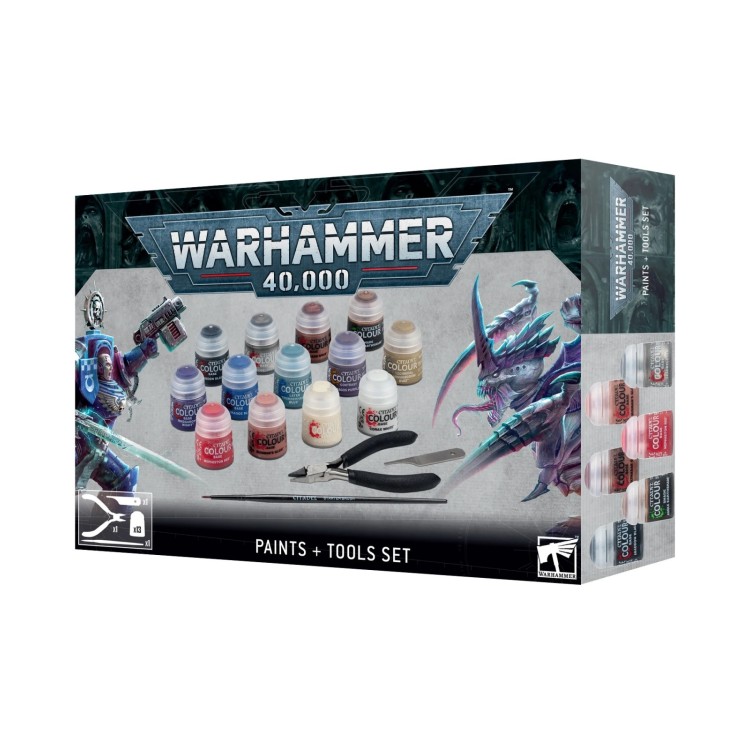 Warhammer 40K Paints & Tools Set